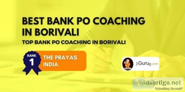 Find the Top Bank PO Exam Coaching Classes in Borivali