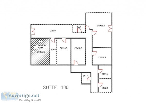 Clean and ready-to-use space in the Port Arthur area Spacious of