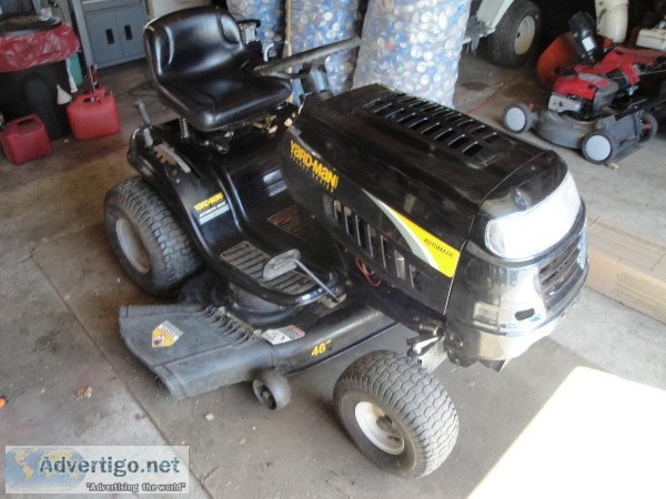 46&rdquo MTD Auto-Drive Riding Mower with 19.5 Hp Powerbuilt Tra