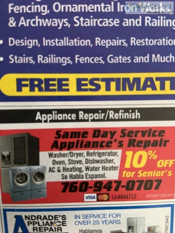 APPLIANCE REPAIR SERVICE