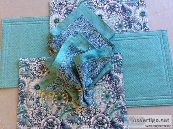 Handcrafted Placemat and Napkin Set