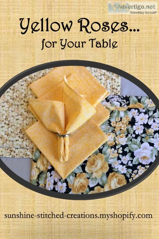 Handcrafted Placemat and Napkin Set
