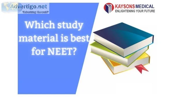 Which study material is best for NEET