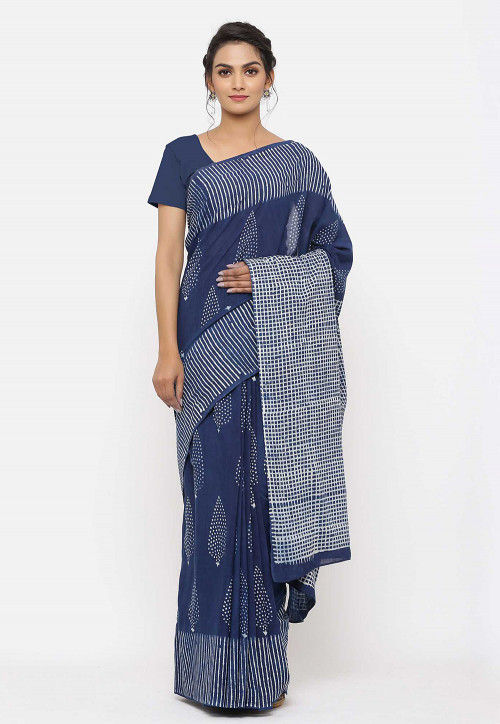 Gorgeous dabu print sarees manufacturer and exporters