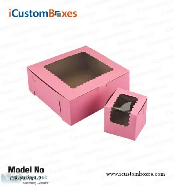 Cheap Custom Printed Cupcake Boxes Wholesale