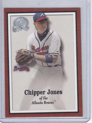 Chipper Jones 2000 Fleer Greats of the Game Magazine Card 2