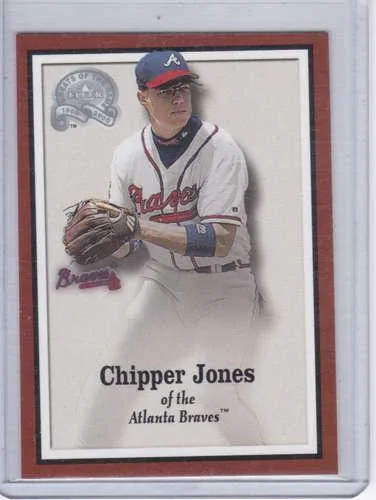 Chipper Jones 2000 Fleer Greats of the Game Magazine Card 2