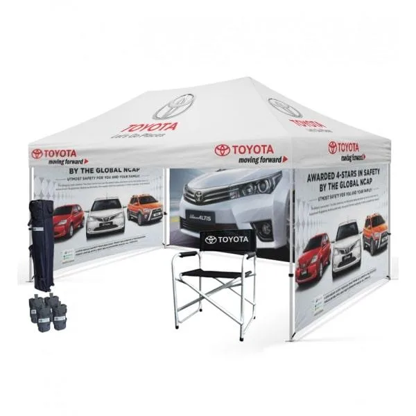 10X10 Canopy Tent Full Graphics  Atlanta  Georgia