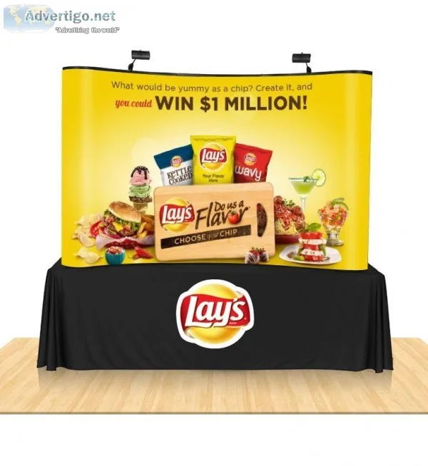 Trade Show Display  Tension or Stretch Fabric Displays