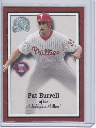Pat Burrell 2000 Fleer Greats of the Game Magazine Card 