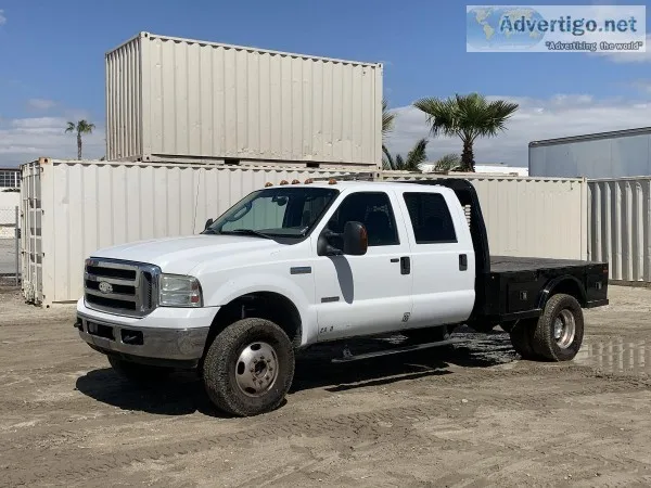 2005 FORD F350 CREW CAB FLATBED TRUCK 70301212