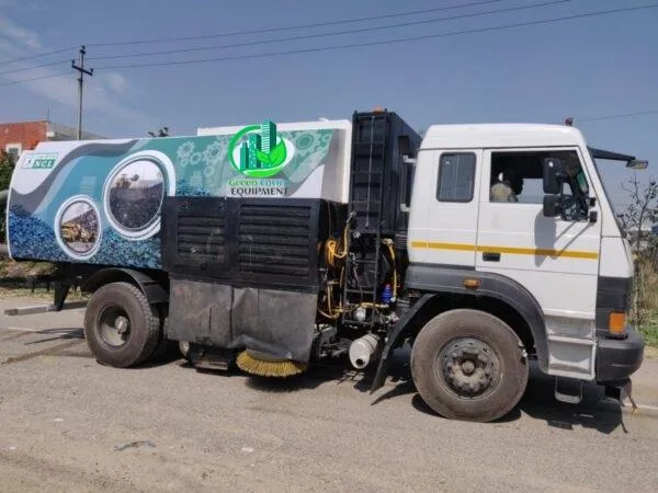 Truck Mounted Road Sweeper Waste Handling Equipments India  Gree