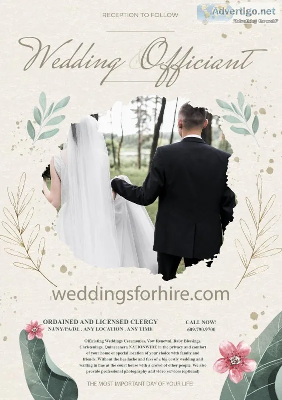 WEDDING OFFICIANT