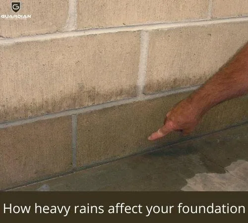 How heavy rains affect your foundation.