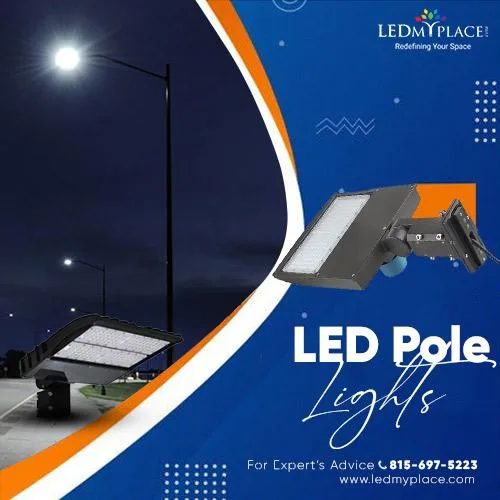 Buy Now LED Pole Lights For Walkways Parking Lots