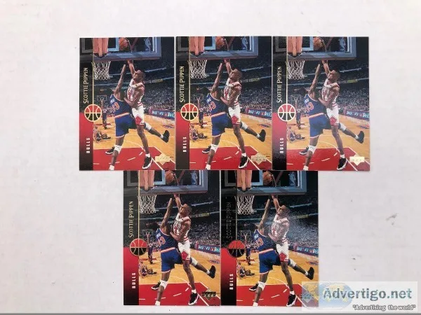 9495 Scottie Pippen Chicago Bulls basketball cards lot - Free Sh