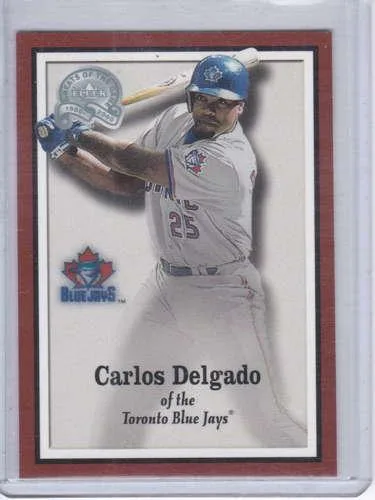 Carlos Delgado 2000 Fleer Greats of the Game Magazine Card 6