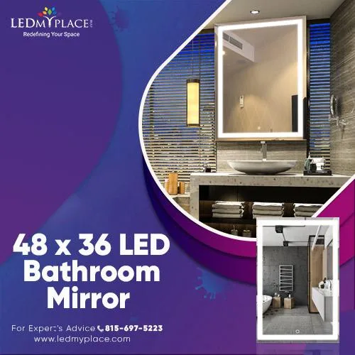 Purchase Now 48 x 36 LED Bathroom Mirror at Cheap Price