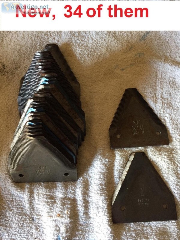 Sickle bar blades sections replacement