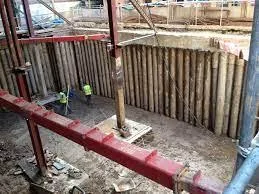 Basement piling