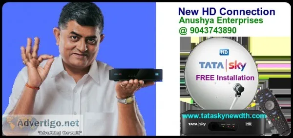 Tata Sky New HD Connection Kanchipuram  9043743890