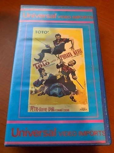 Italy Toto contro il pirata nero  VHS film