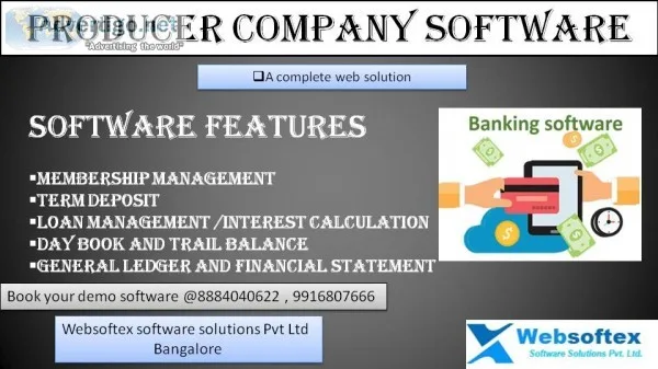 Producer company software websoftex bangalore