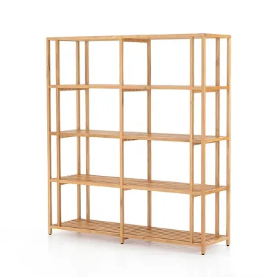 Buy Four Hands Rocco Bookshelf Natural Oak  Bookcases and Etager