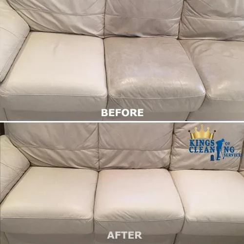 High Tech Leather Lounge Cleaning Sydney From Kings of Cleaning