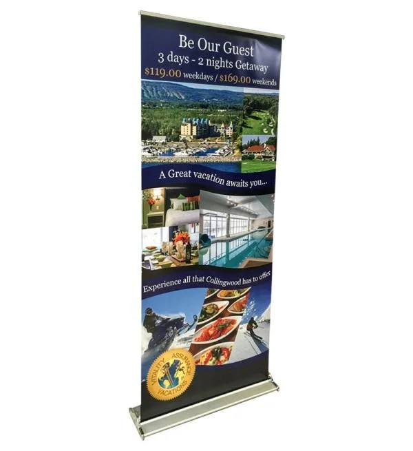 Retractable Roll Up Banner Stands  Tent Depot  Canada
