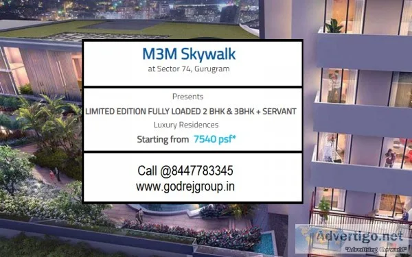 M3M Skywalk Sector 74 Gurugram  Where Elegance Mffts an Opulent 