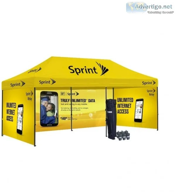 Custom Tent with Full Color Graphics - Starline Tents