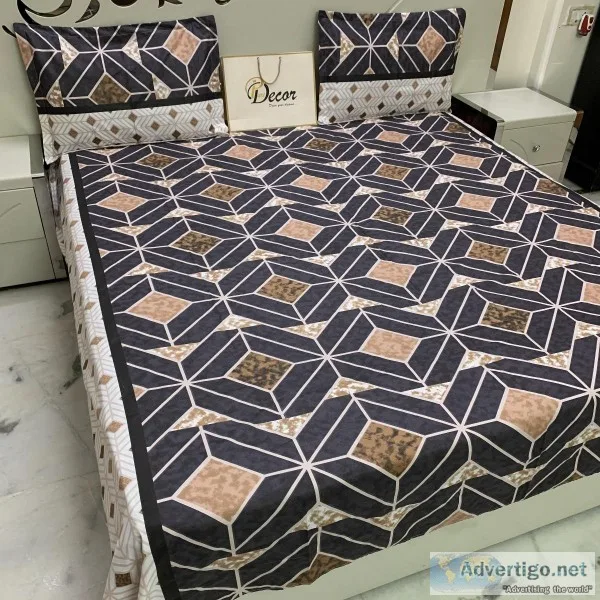 Buy Pure Cotton Queen Size Bedsheet