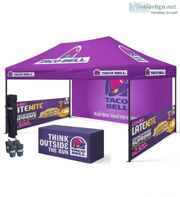 Custom 10x10 tent with sidewalls  Starline Tents