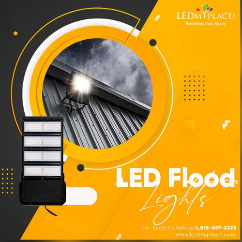 Get Energy-Efficient Outdoor LED flood light fixtures.