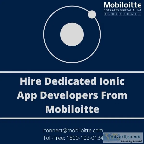 Hire Ionic developers from Mobiloitte