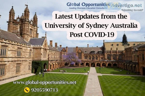 Latest Updates from the University of Sydney Australia Post COVI