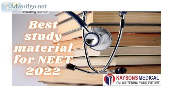 Best study material for NEET 2022