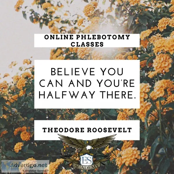 Believe You Can &ndash Online Phlebotomy Classes