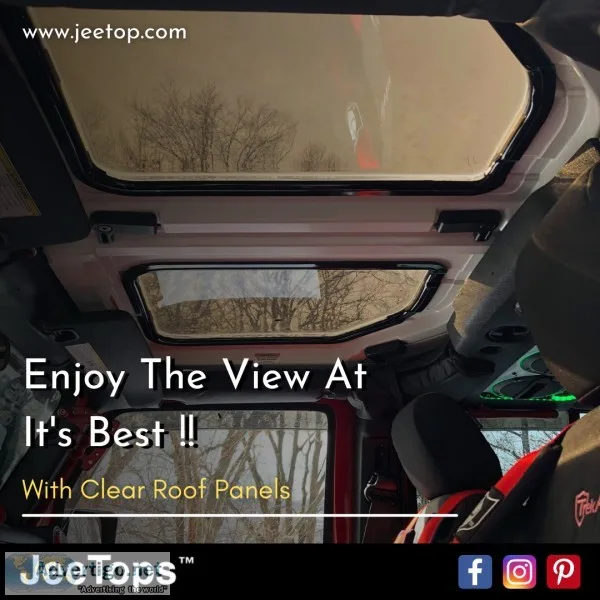Clear Roof Panels For Jeep Wrangler&nbsp