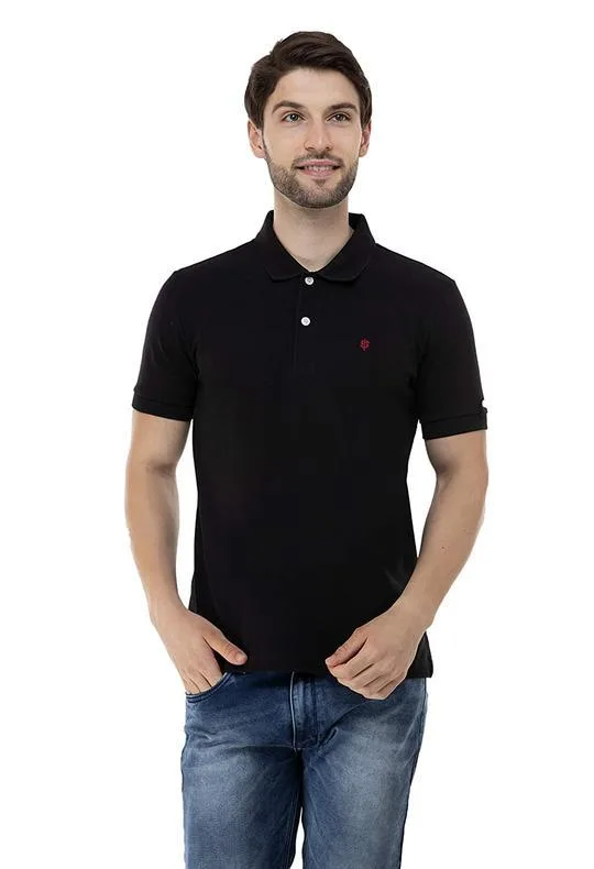 Men polo T-shirt For Summers With Blak color