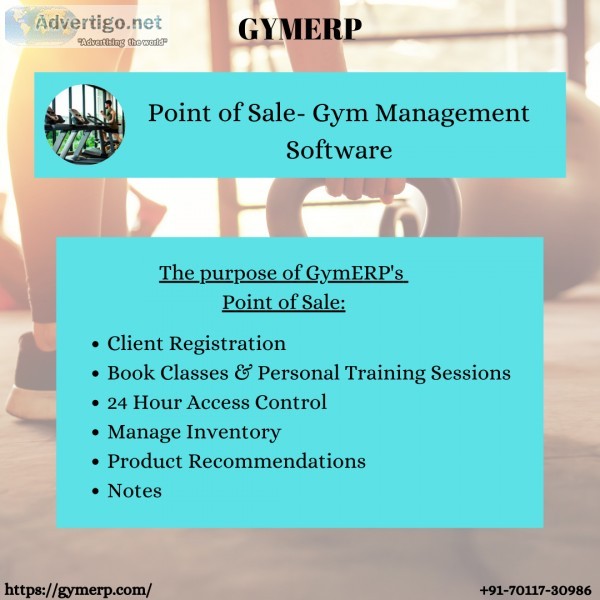 Point of Sale- Gym Management Software