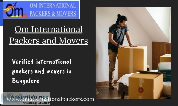 International packers and movers in Bangalore to relocate your h