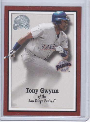 Tony Gwynn  2000 Fleer Greats of the Game Magazine Card 17