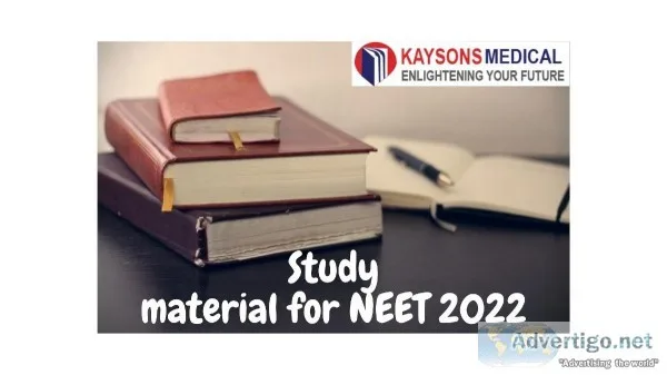 Study material for NEET 2022