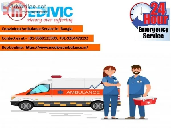 In Difficult Times Choose Medivic Convenient Road Ambulance Serv