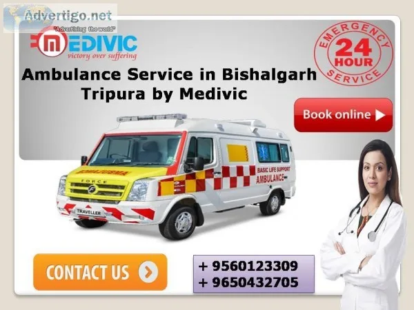 Ambulance Service in Bishalgarh Tripura by Medivic