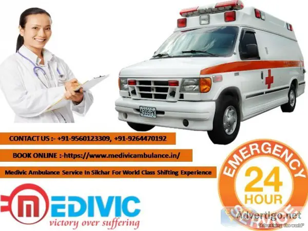 Rent Medivic Ambulance Service In Silchar for a World class Shif