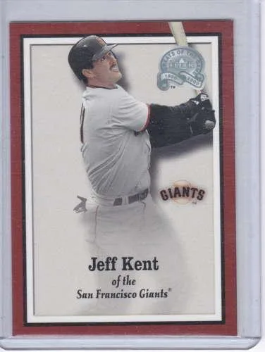 Jeff Kent 2000 Fleer Greats of the Game Magazine Card 32