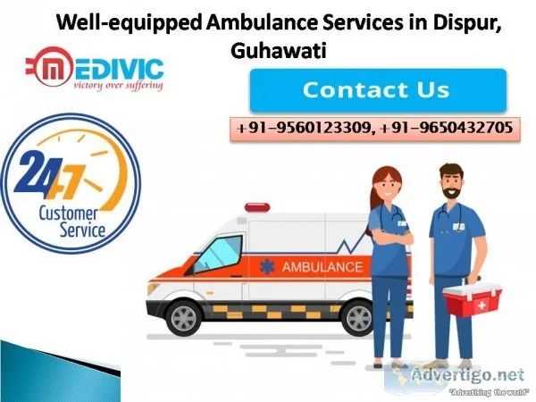 Well-equipped Ambulance Services in Dispur